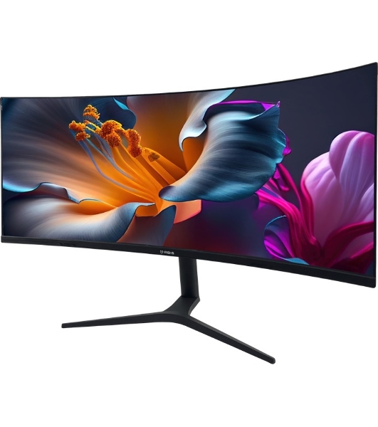 Монитор 38' IRBIS NobleView IPS 3840x1600, 75 Гц, 3 мс, 21:9, 300 кд/м², 1xHDMI, 1xDP, 1xUSB-C(65W), 2xUSB-A, 1xUSB-B, черный