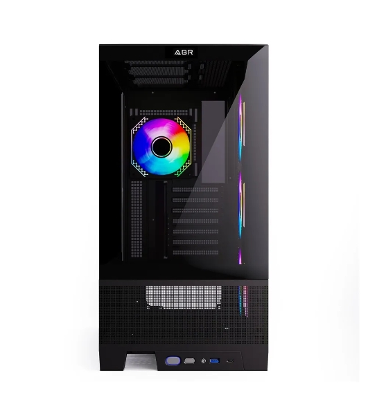 Компьютерный корпус ABR MINI PRO (1хUSB 3.0, 1хUSB Type-C, HD Audio, 4xRGb Fan, ATX, Micro-ATX, ITX)