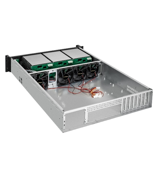 Серверный корпус ExeGate Pro 2U650-HS09 (RM 19', высота 2U, глубина 650, БП 2U-400ADS, 9xHotSwap, 2хUSB)
