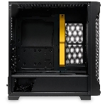 Компьютерный корпус без блока питания Case HSPD M541, Mesh Mid Tower, черный, TG, 0.7 SPCC, no fans, ATX, mATX, mITX, 170/405/210мм, 2x2.5', 2x3.5', 7xPCI, 1xUSB-A 3.0, 2xUSB-A 2.0, 465x220x485мм, фото7