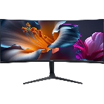 Монитор 38' IRBIS NobleView IPS 3840x1600, 75 Гц, 3 мс, 21:9, 300 кд/м², 1xHDMI, 1xDP, 1xUSB-C(65W), 2xUSB-A, 1xUSB-B, черный, фото 1