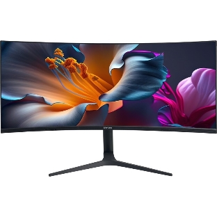 Монитор 38' IRBIS NobleView IPS 3840x1600, 75 Гц, 3 мс, 21:9, 300 кд/м², 1xHDMI, 1xDP, 1xUSB-C(65W), 2xUSB-A, 1xUSB-B, черный