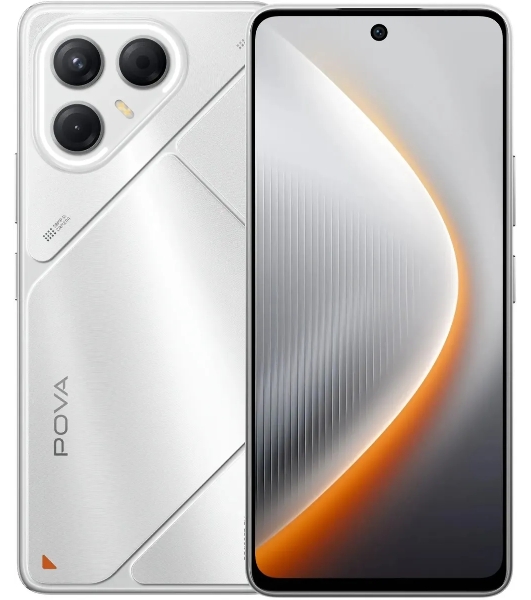 Смартфон Tecno Pova 7 5G LJ7, 8/256Gb, серебристый