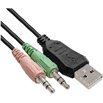 Гарнитура ExeGate Gaming HS-520G чёрный, проводная, 2 x mini jack 3.5 мм + USB, подсветка, регулятор громкости, фото3