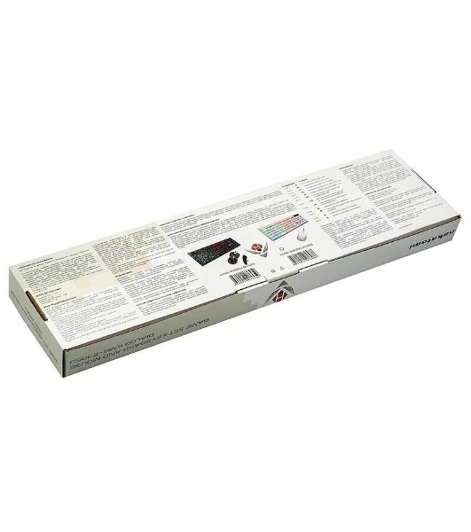 Комплект клавиатура+мышь Nakatomi KMG-2305U проводной, USB, 1600 DPI, черный