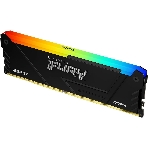 Оперативная память Kingston Fury Beast, DDR4, 8GB (1x8GB), 3200MHz, CL16, DIMM, с радиатором, RGB, черный, фото2