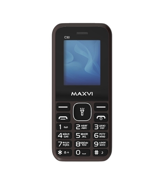 Мобильный телефон Maxvi C30 коричневый
