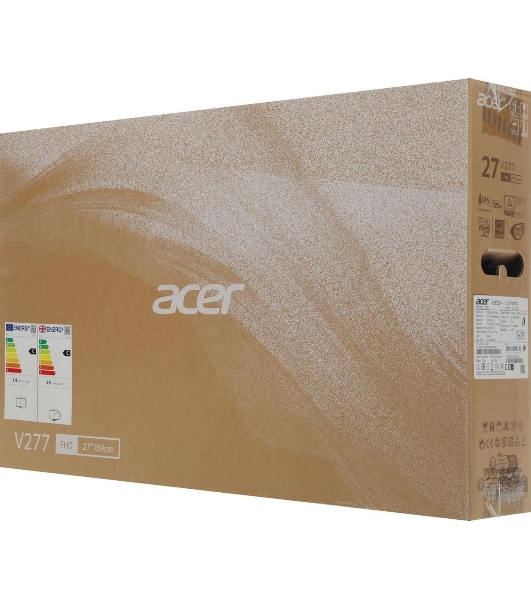 Монитор 27' Acer Vero V277Gbi, IPS, 1920x1080, 120 Гц, 4 мс, 16:9, 250 кд/м², 1xHDMI, черный