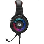 Гарнитура ExeGate Gaming HS-520G чёрный, проводная, 2 x mini jack 3.5 мм + USB, подсветка, регулятор громкости, фото4