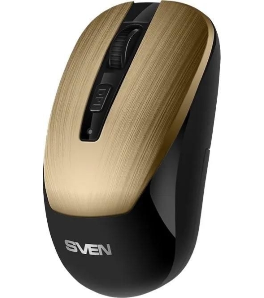 Мышь беспроводная SVEN RX-380W античная бронза, 1600 dpi, радиоканал, USB, кнопки - 4