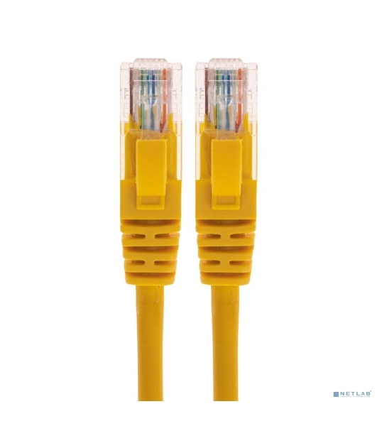 Патч-корд U/UTP Rexant cat.5e, RJ45-RJ45, 26AWG, ZH нг(А)-HF, желтый, 1 м