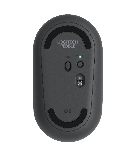 Мышь беспроводная Logitech Pebble M350 графитовый, 1000 dpi, радиоканал, Bluetooth, USB, кнопки - 3