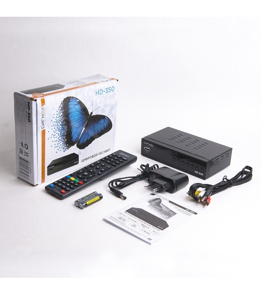 Ресивер DVB-T2 Сигнал HD-350 черный