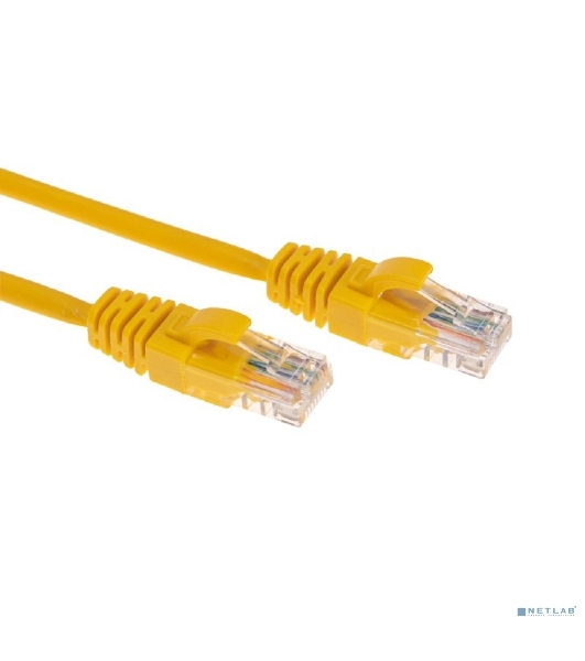 Патч-корд U/UTP Rexant cat.5e, RJ45-RJ45, 26AWG, ZH нг(А)-HF, желтый, 1 м