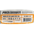 Кабель витая пара PROconnect UTP 2PR 24AWG, CCA, cat.5e, PVC, серый, бухта 305 м, фото3