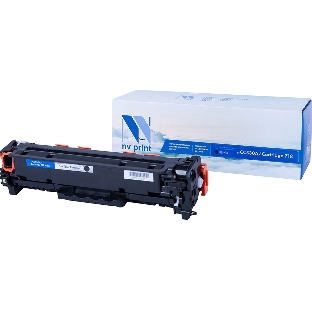 Картридж лазерный NVPrint совместимый HP CC530A/Canon 718 черный для LJ Color CP2025/Canon i-SENSYSLBP-7200C(3500k)