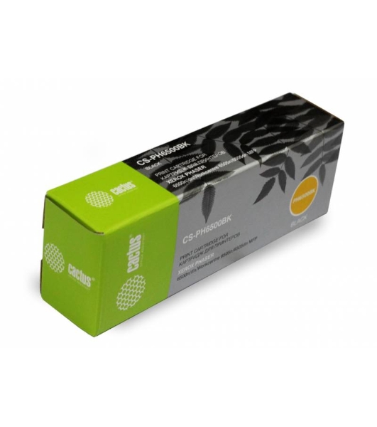 Картридж лазерный Cactus CS-PH6500BK (106R01604) черный (3000 стр.) для Xerox 6500/6505