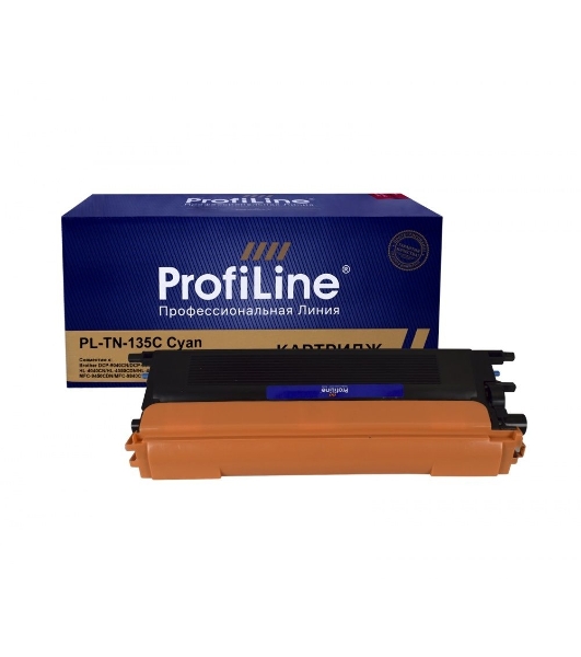 Картридж ProfiLine PL-TN-135C для принтеров Brother HL-4040CN/4050CDN/DCP-9040CN/MFC-9440CN 4000 копий Голубой