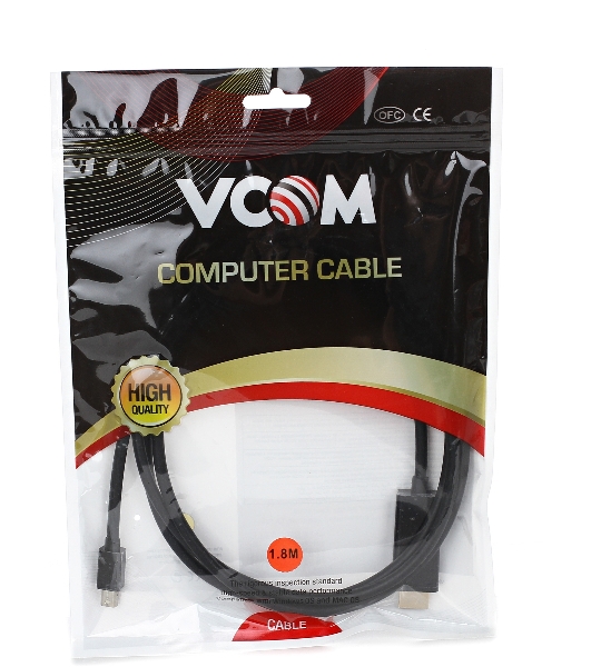 Кабель-переходник Mini DP M to HDMI M 1,5 м VCOM (CG695)