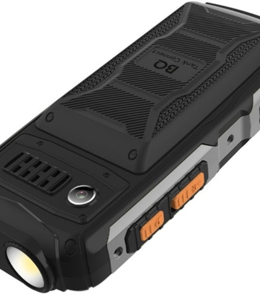 Мобильный телефон BQ 2430L Tank Connect черный/серый