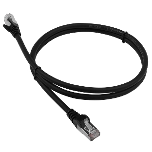 Патч-корд Lanmaster LSZH FTP кат.6, 7.0 м, черный