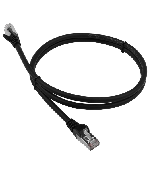 Патч-корд Lanmaster LSZH FTP кат.6, 7.0 м, черный