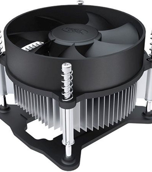 Кулер для процессора DEEPCOOL CK-11508 PWM черный, 92 мм, алюминий, 2200 об/мин, 30.1 дБ, 4 pin, 65 Вт, 70 мм