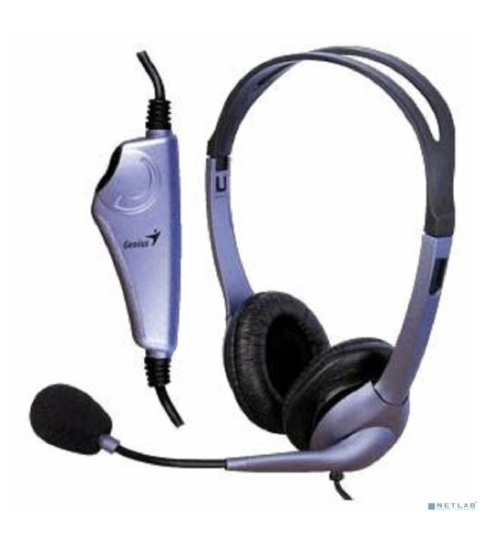 Гарнитура Genius HS-04S Single фиолетовый, проводная