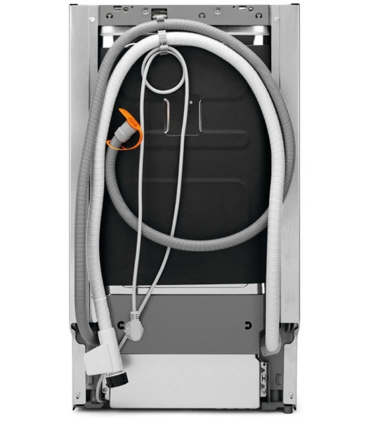 Встраиваемая посудомоечная машина ELECTROLUX EEG63410L/Встраиваемая узкая посудомоечная машина, загрузка на 10 комплектов посуды, сенсорное управление, 8 программ, 44.6x55x82 см, черный, сушка: стандартная (конденсация), индикация на полу: проекция дисплея