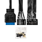 Компьютерный корпус Minitower ExeGate BAA-308U2-UNS500 (mATX, БП UNS500 с вент. 12см, 1хUSB/2хUSB 3.0, HD Audio, черный), фото5