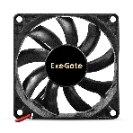 Вентилятор 12В DC ExeGate EX08015B2P (80x80x15 мм, 2-Ball (двойной шарикоподшипник), 2pin, 2000RPM, 21dBA), фото3