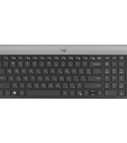 Комплект клавиатура+мышь Logitech MK470 беспроводной, USB, 1000 DPI, чёрный