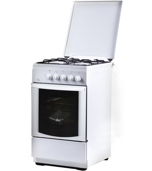 Плита Газовая Flama FG 24023 W белый (металлическая крышка) реш.эмаль