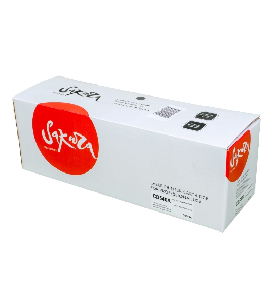 Картридж лазерный Sakura CB540A для HP Color LJ CM1312MFP/CP1215/CP1515/CP1518, черный, 2300 к.