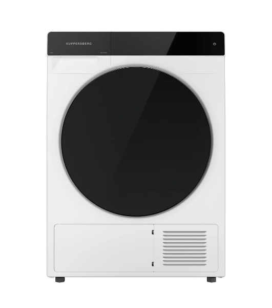 Сушильная машина Kuppersberg DM 590 W белый, 10 кг, сушка - тепловой насос, программ - 16, 60 x 85 x 62 см