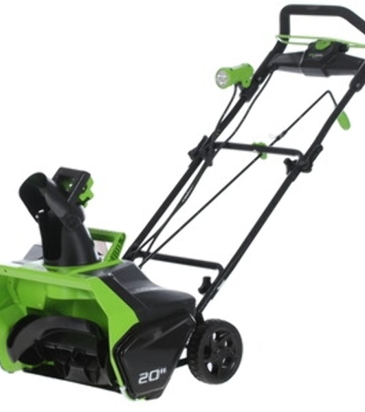 Снегоуборщик аккумуляторныйGreenworks GD40SB, 40V, 51 см, бесщеточный, с 1хАКБ 4 А.ч и ЗУ 2600607