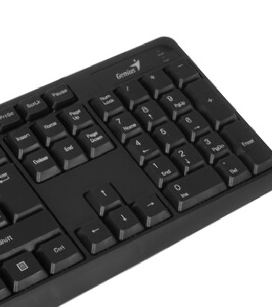 Клавиатура проводная Genius Smart KB-117, USB, черный