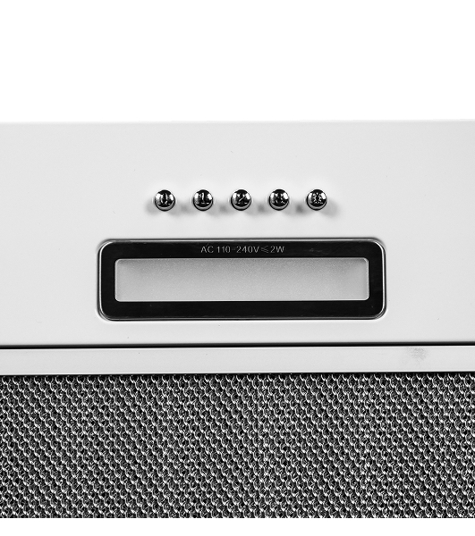 Вытяжка встраиваемая LEX GS Bloc LIGHT 600 белый управление: кнопочное (1 мотор)