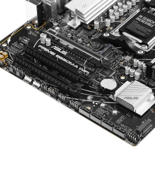 Материнская плата ASUS PRIME B650M-A WIFI II, AM5, AMD B650, 4xDDR5, 4xSATA, 2xM.2, 1xPCI-E 4.0 x16, 2xPCI-E 4.0 x1, 1xHDMI, 1xDP, 1xVGA, 1x 2.5Gb LAN, 2xUSB-A 3.2 Gen 2, 2xUSB-A 3.2 Gen 1, 4xUSB-A 2.0, 3x3.5 мм, 7.1, Micro-ATX