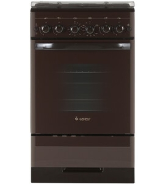Плита газовая Gefest 5300-02 0047 коричневый, конфорок 4 газовых, духовка 52 л, 50 см x 85 см x 58.5 см