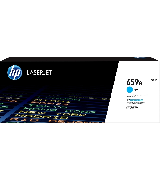 Картридж лазерный HP 659A W2011A голубой для HP LJ M856/M776 (13000 стр.)