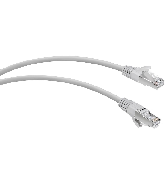 Патч-корд WRline WR-PC-RJ45-FTP-5E-2-GY F/UTP общий экран RJ-45 вил.-вилка RJ-45 cat.5e 2м серый LSZH (уп.:1шт)