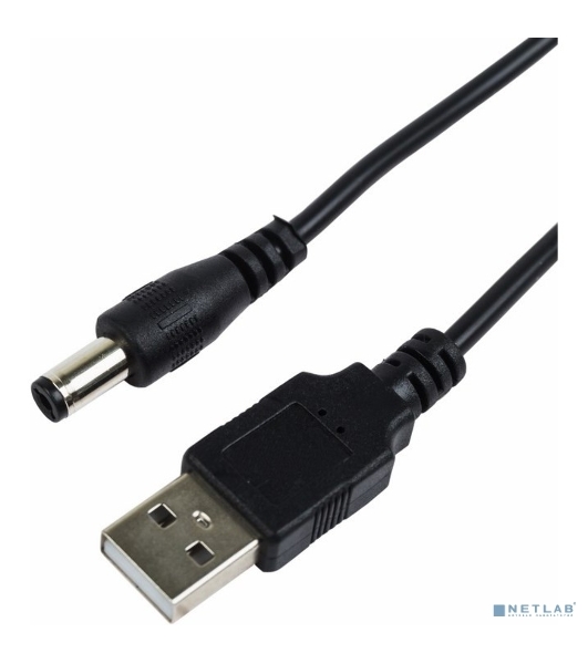 Кабель Rexant USB штекер - DC разъем питание 2,1х5,5 мм, 1,5 м