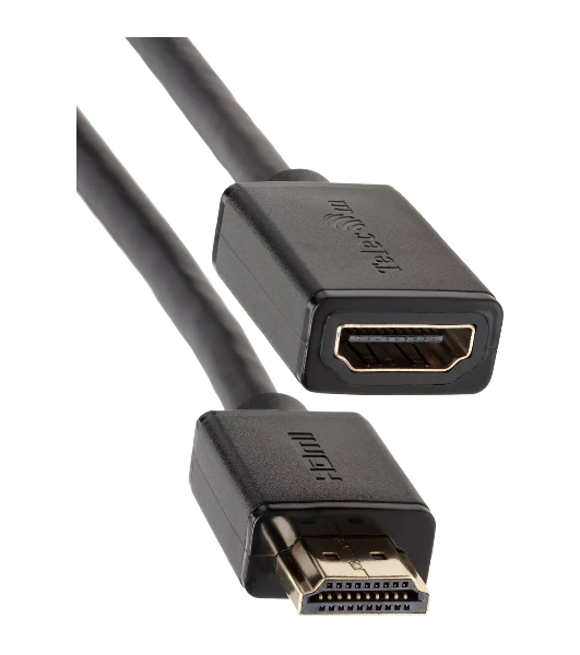 Кабель удлинительный HDMI-19M---HDMI-19F ver 2.0, 2m, TELECOM TCG235MF-2M