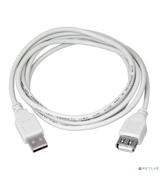 Кабель USB Rexant (шт. USB A - гн. USB A) 5 м, серый
