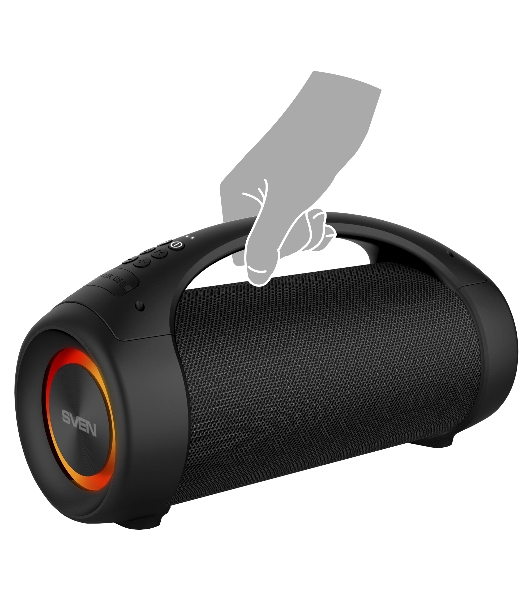 Акустическая система SVEN 370 2.0 черные (2x2W, USB, RGb подсветка)
