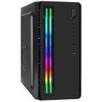 Компьютерный корпус Minitower ExeGate mEVO-7805-XP400 (mATX, БП XP400 с вент. 12см, 2*USB+1*USB 3.0, аудио, черный, с 2*RGb подсветкой), фото12