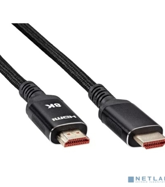 Кабель iOpen HDMI 19M/M,ver. 2.1 8KX60Hz (Econom) оплетка 3m ACG859B-3.0