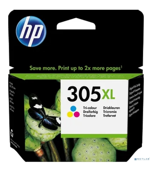 Картридж струйный HP 305XL 3YM63AE многоцветный (200 стр.) для HP DJ 2320/2710/2720