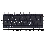 Клавиатура для ноутбука DNS Pegatron B14Y, Clevo W740 черная с рамкой, фото2